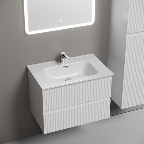 Тумба под раковину Sancos SNOB R SNR70W 69х44,5х50 настенная - фото 4